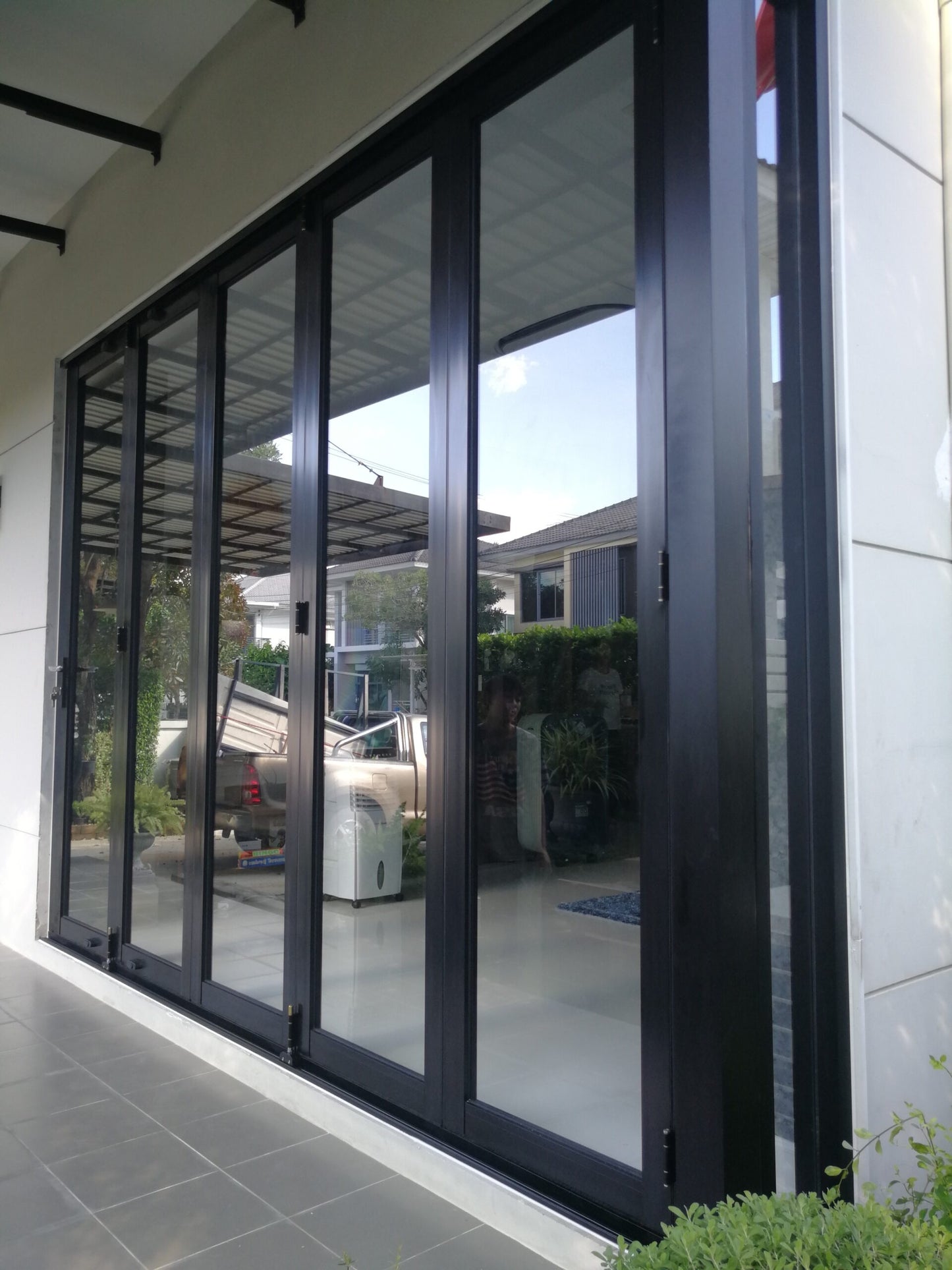 Aluminum Bifold Doors 240"W x 96"H