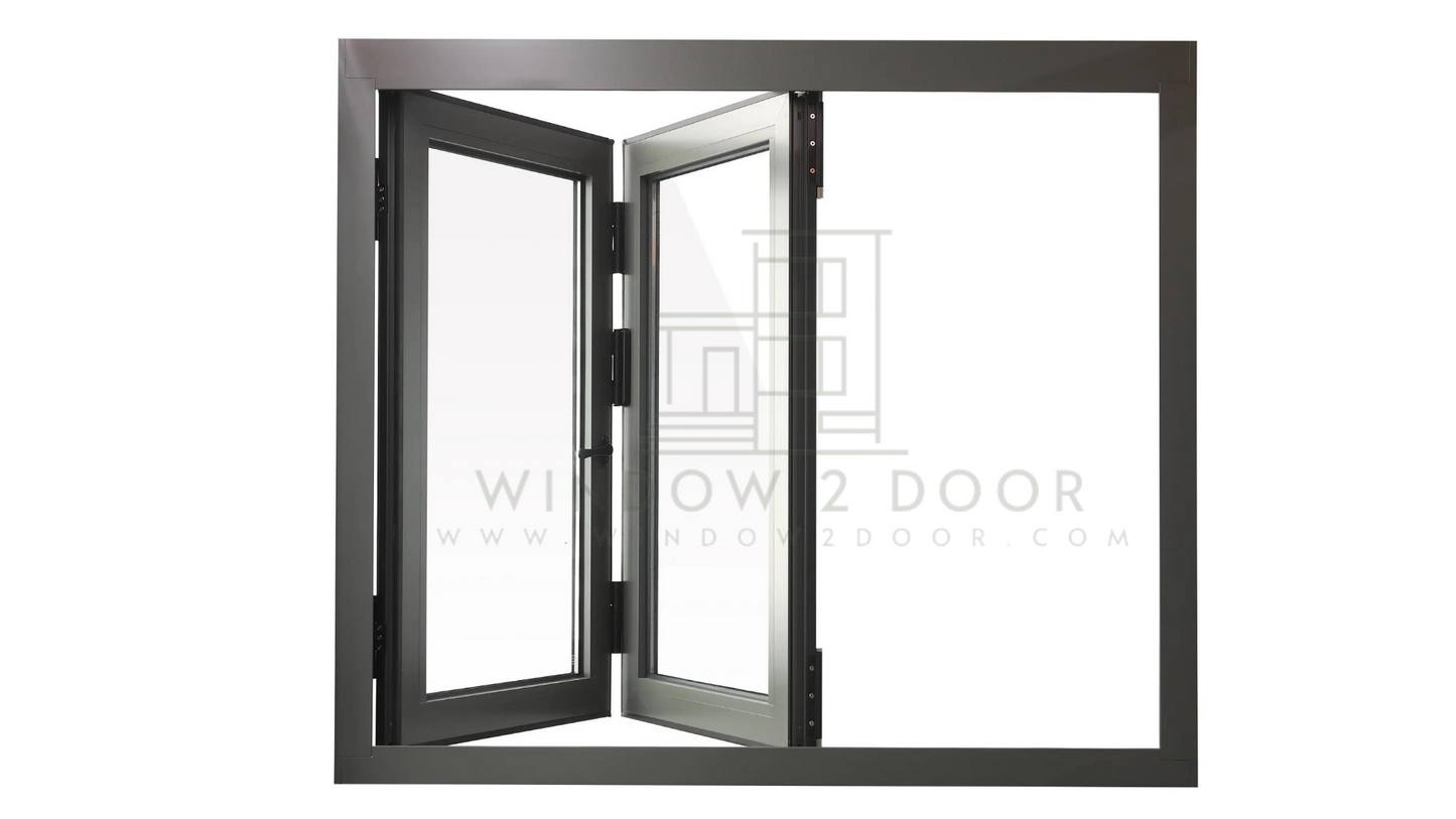 Aluminum Bifold Window 60"Wx60"H