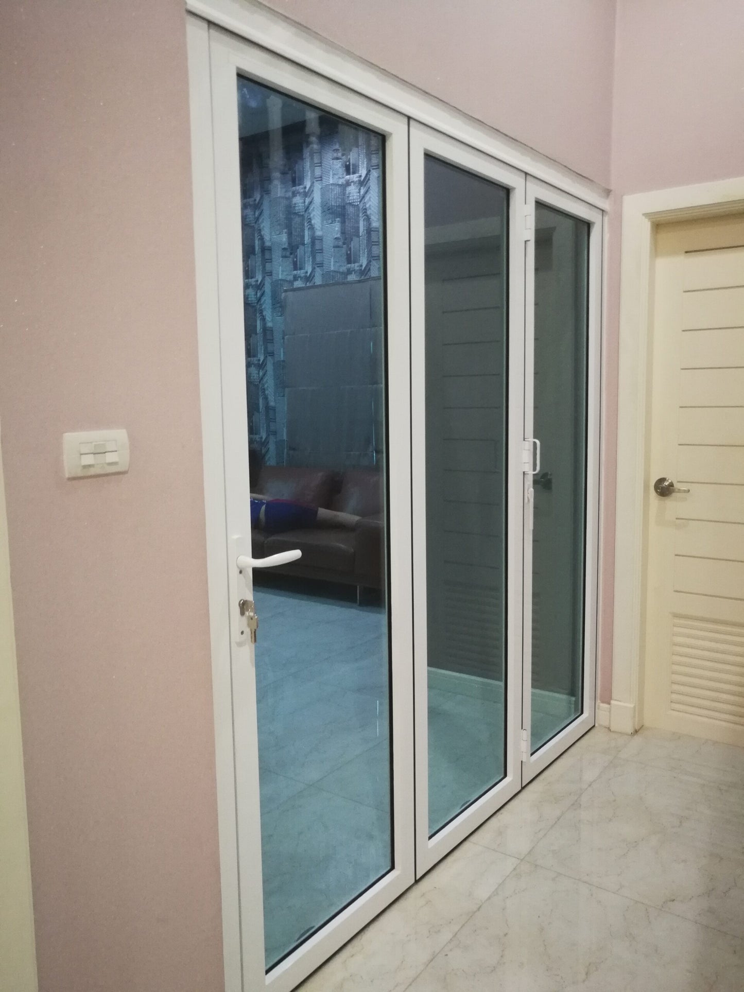 Aluminum Bifold Doors 120"W x 96"H