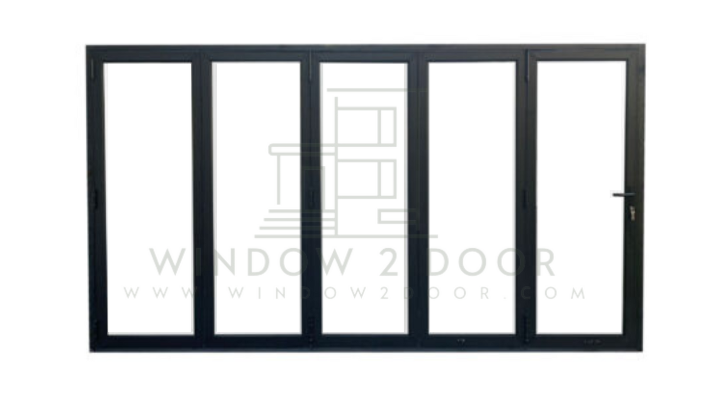 Aluminum Bifold Doors 168"W x 96"H