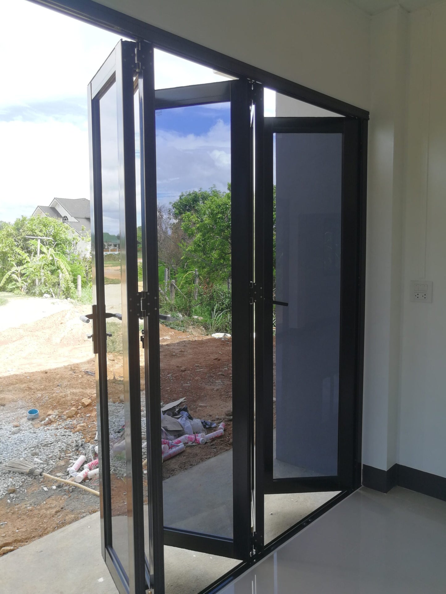 Aluminum Bifold Doors 168"W x 96"H
