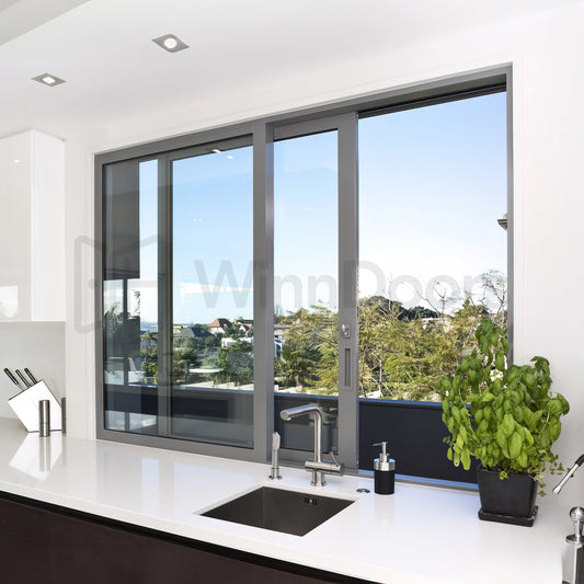 Modern Aluminum Sliding Window 72"W x 24"H