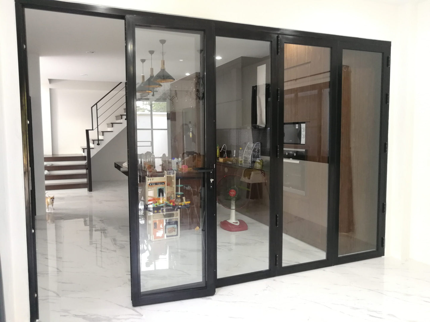 Aluminum Bifold Doors 120"W x 80"H