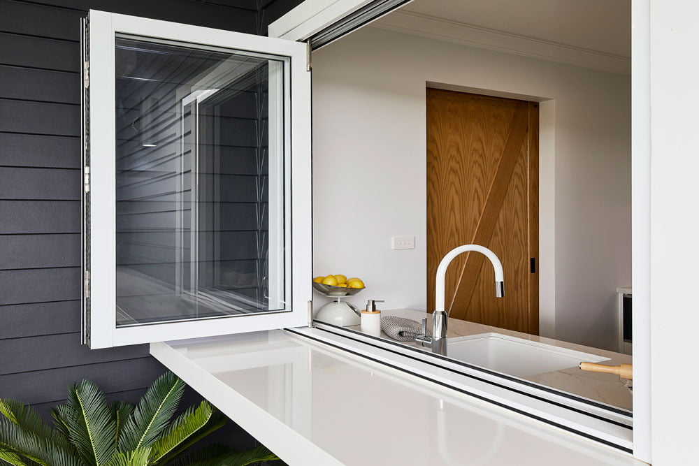 Aluminum Bifold Window 48"Wx36"H