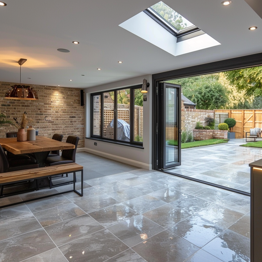 Aluminum Bifold Doors 192"W x 96"H