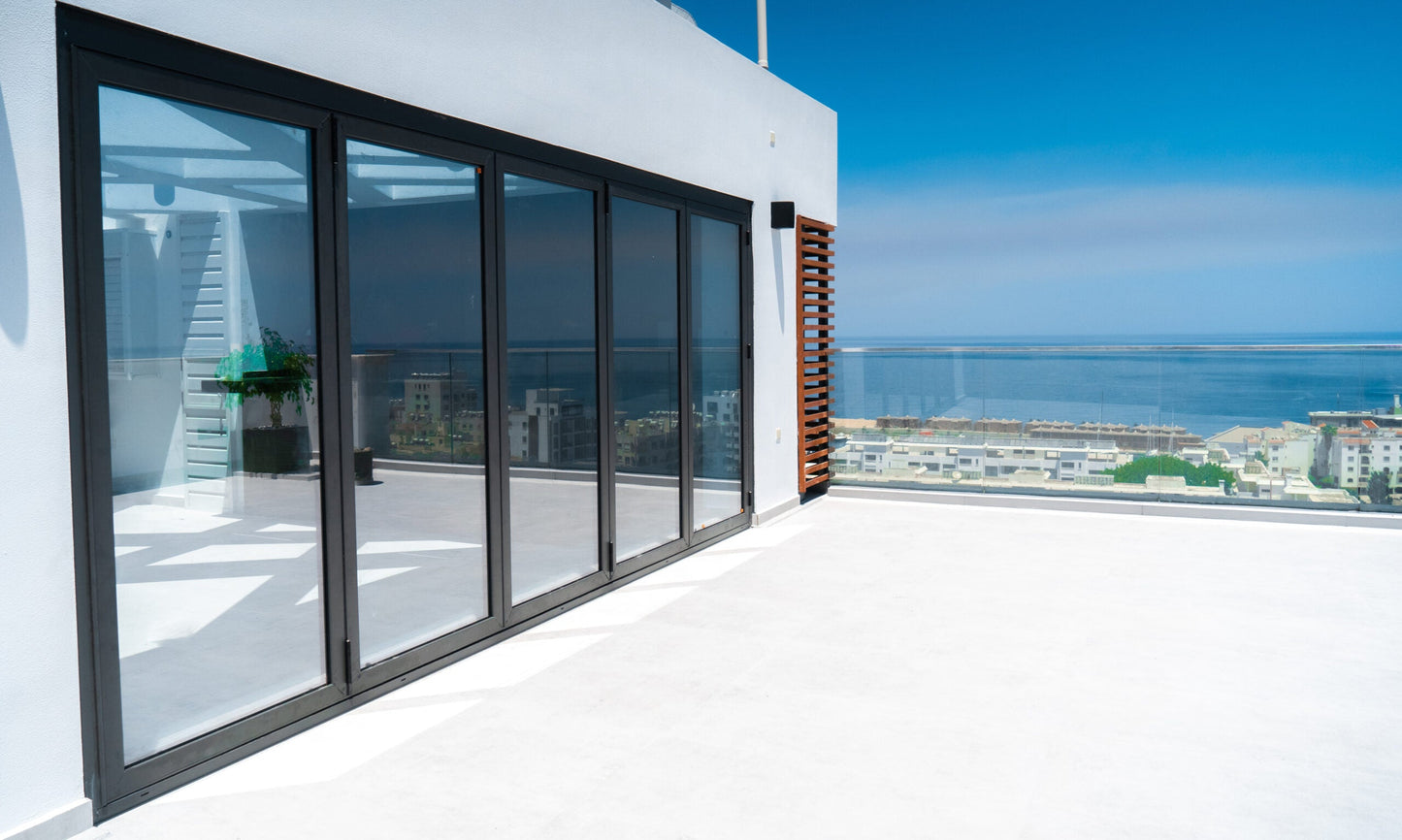 Aluminum Bifold Doors 216"W x 80"H