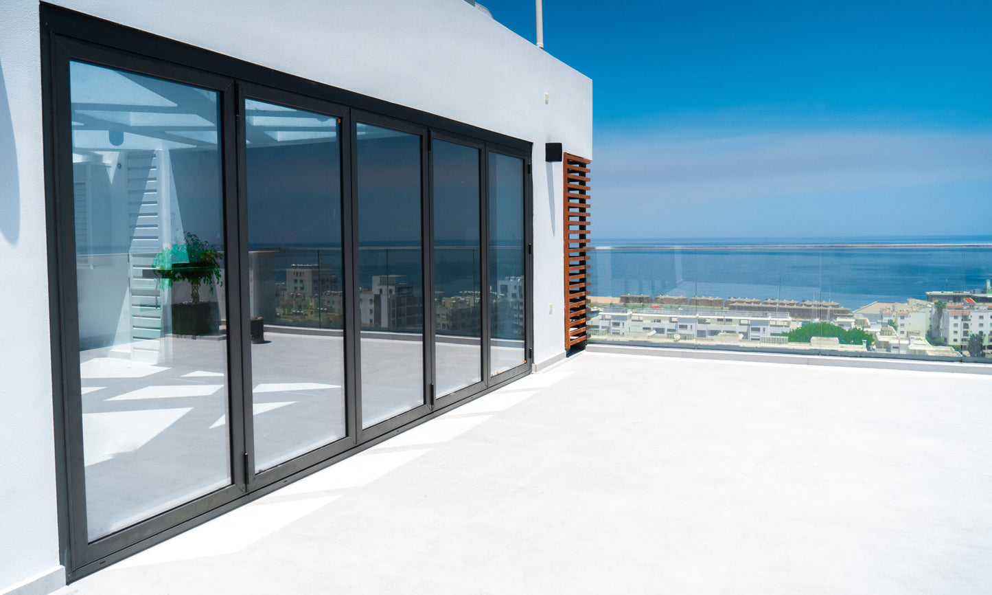 Aluminum Bifold Doors 216"W x 96"H
